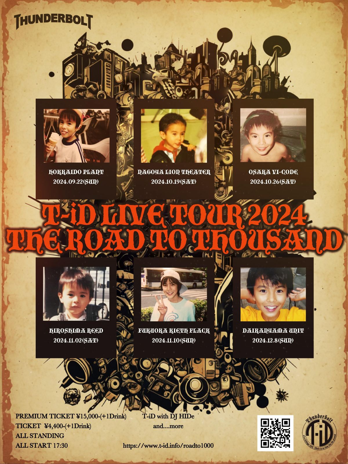 T-iD LIVE TOUR 2024 THE ROAD TO THOUSAND FC先行チケット情報
